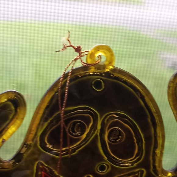 Vintage Pumpkin Time KMart Halloween Suncatcher - Picture 9 of 9
